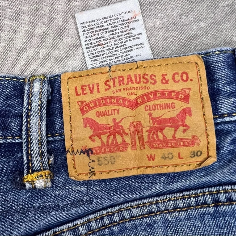 Levi's Blue Relaxed Fit Jeans with Classic Denim Style